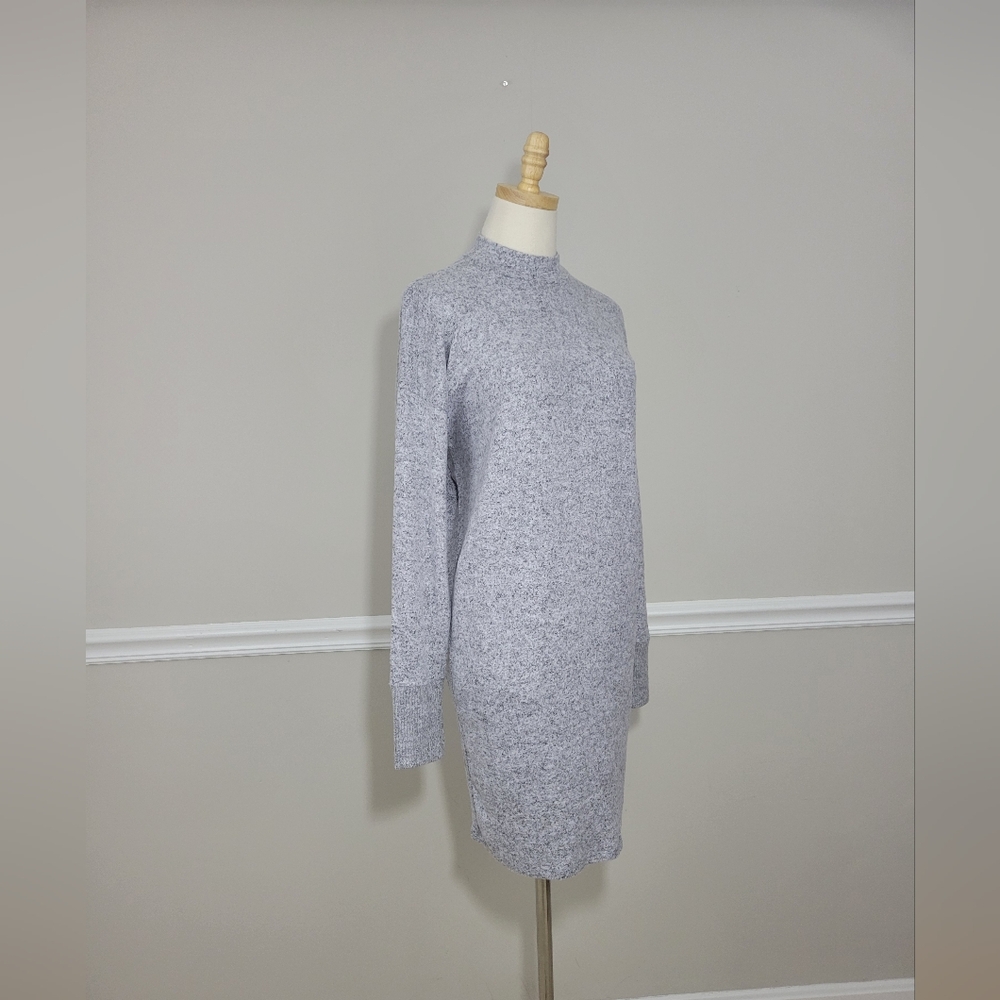ABOUND Gray Long Sleeve Fit Sweater Dress